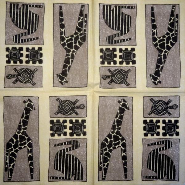 024 Giraffe - 3-lagig - Big Dot of Happiness